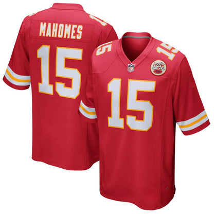 Replica Men's Kansas City Chiefs Custom Red Game Jersey - Merch Arena
