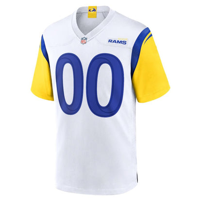Replica Men's Los Angeles Rams White Alternate Custom Jersey - Merch Arena