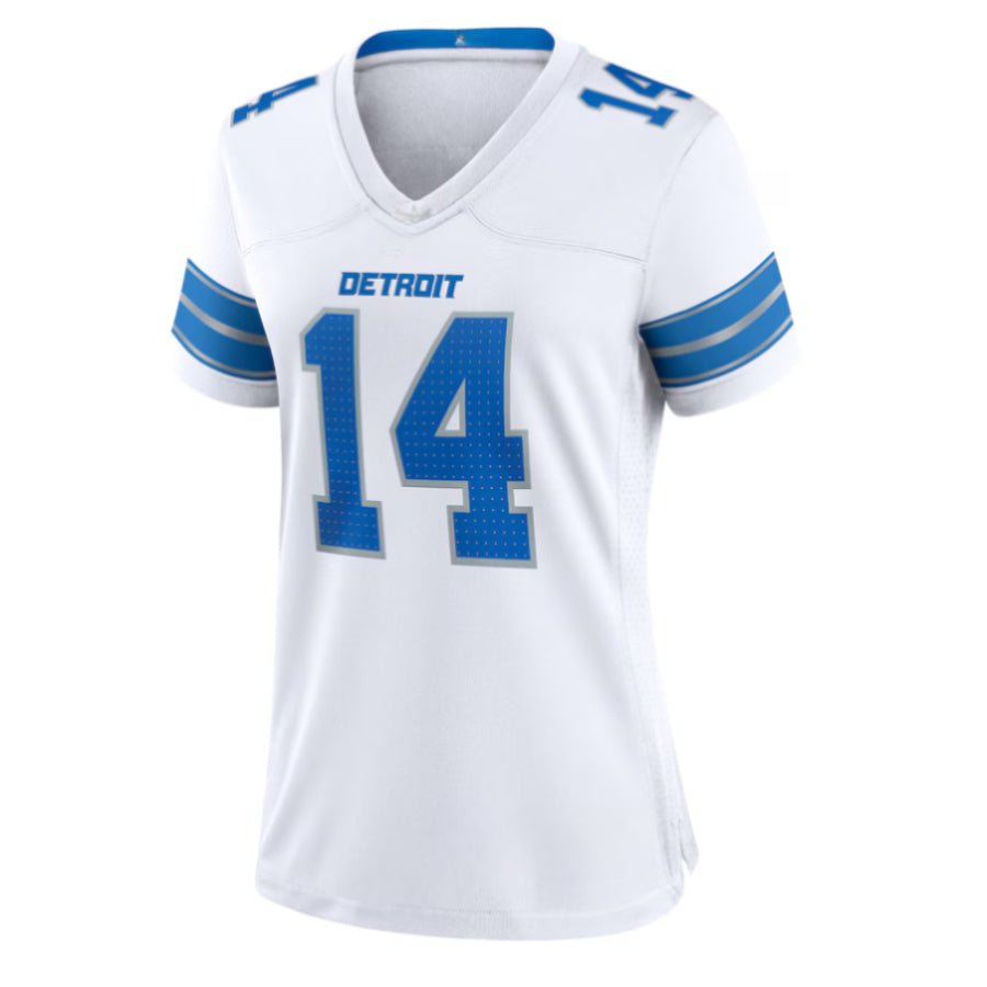Replica Women's Custom White Detroit Lions Fashion Jersey - Merch Arena