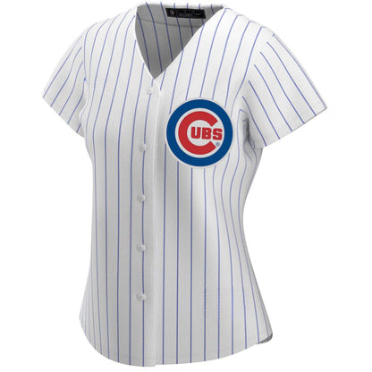 Replica Women's Chicago Cubs White Home Replica Custom Jersey - Merch Arena