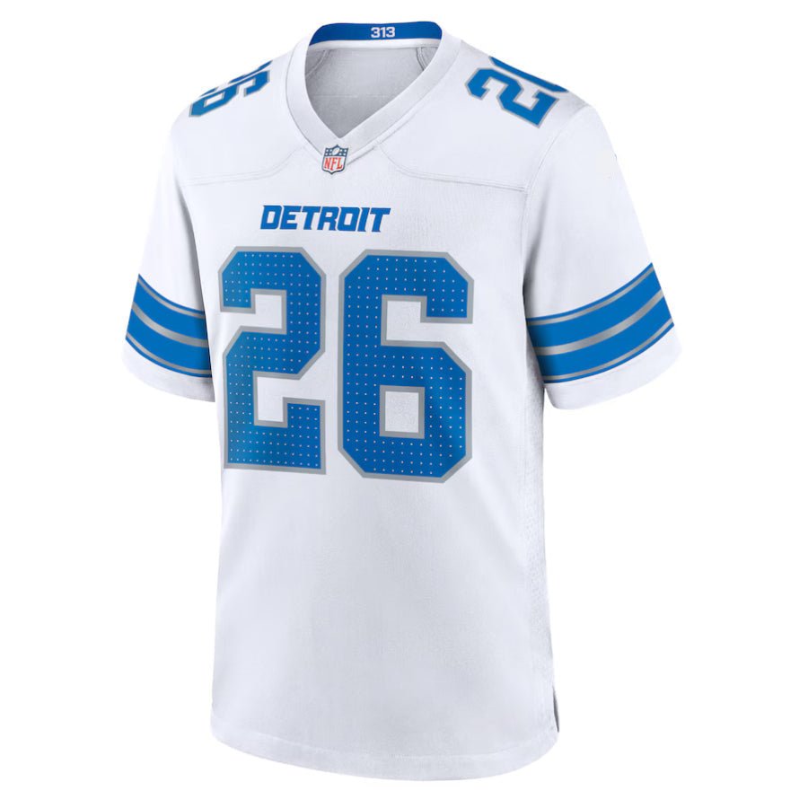 Replica Men's Custom White Detroit Lions Fashion Jersey - Merch Arena