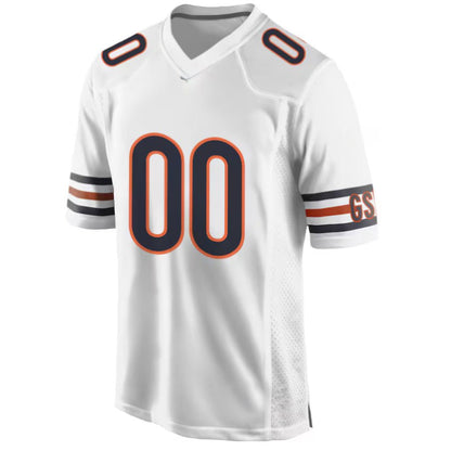 Replica Men's Chicago Bears White Custom Game Jersey - Merch Arena