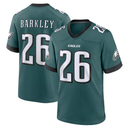 Replica Men's Custom Midnight Green Philadelphia Eagles Alternate Game Jersey - Merch Arena