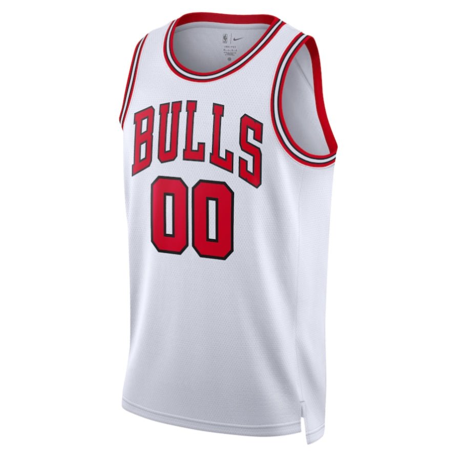 Replica Unisex Chicago Bulls White Swingman Custom Jersey - Merch Arena