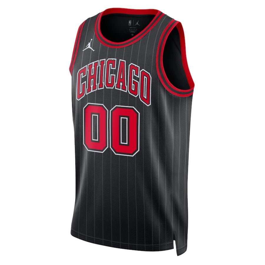 Replica Unisex Chicago Bulls Black Swingman Custom Jersey - Merch Arena