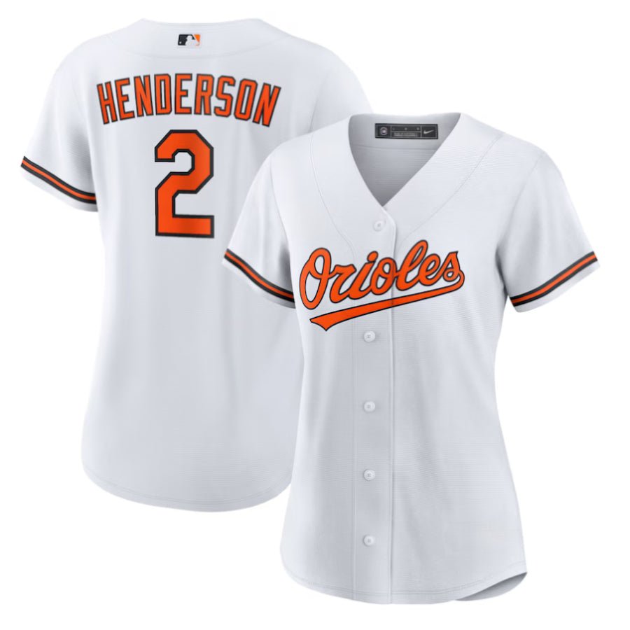 Replica Women's Baltimore Orioles White Home Replica Custom Jersey - Merch Arena