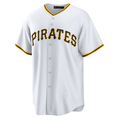 Replica Men's Pittsburgh Pirates Custom White Home Limited Player Jersey - Merch Arena