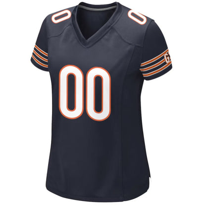 Replica Women's Chicago Bears Navy Custom Game Jersey - Merch Arena