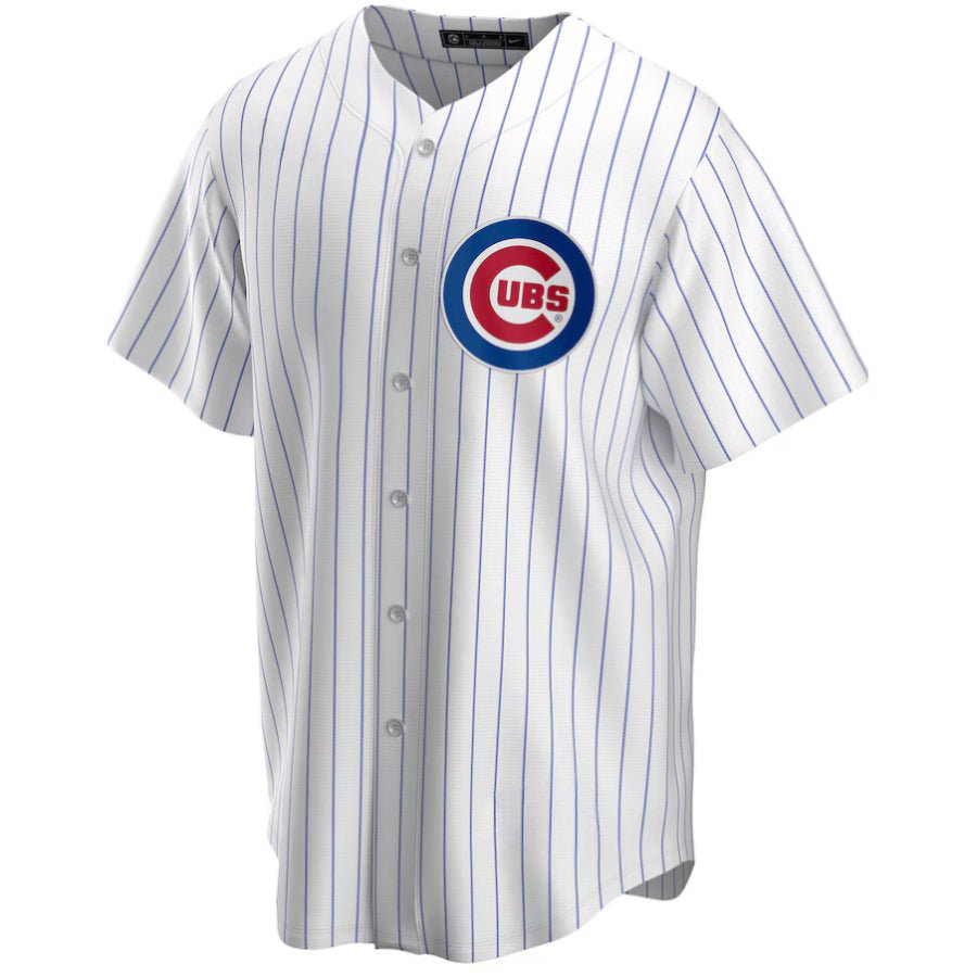 Replica Men's Chicago Cubs White Home Replica Custom Jersey - Merch Arena