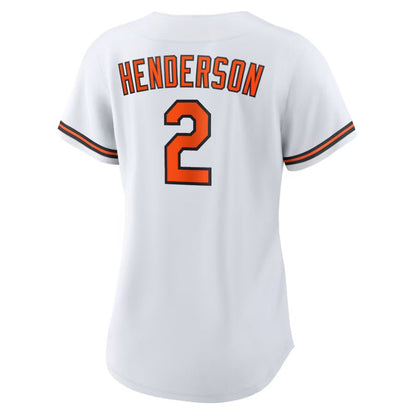 Replica Women's Baltimore Orioles White Home Replica Custom Jersey - Merch Arena
