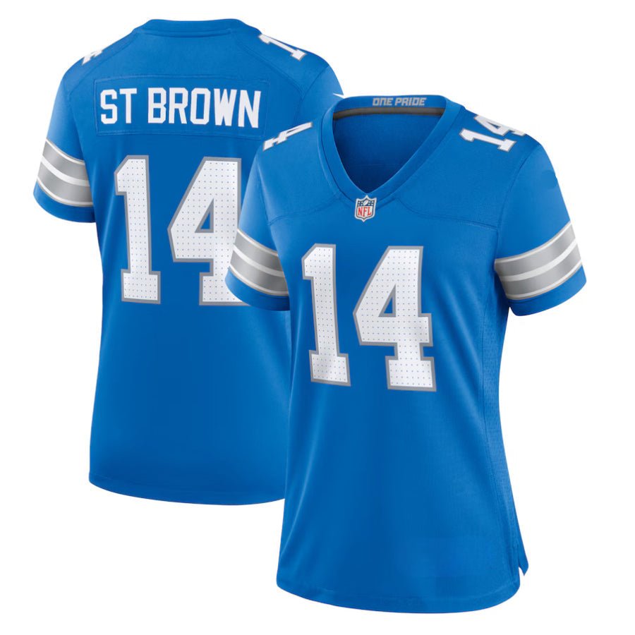 Replica Women's Custom White Detroit Lions Fashion Jersey - Merch Arena