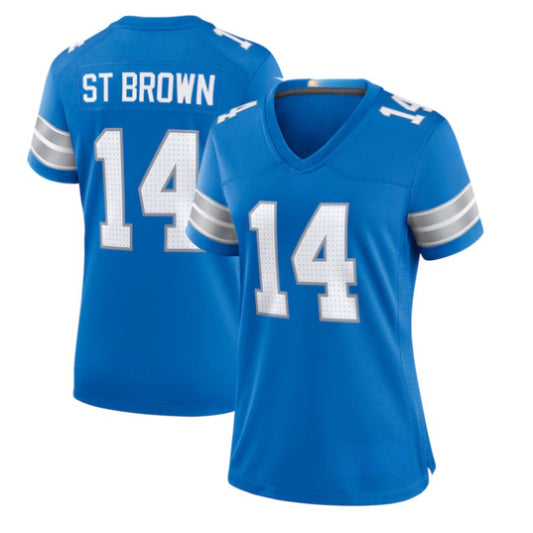 Replica Women's Custom White Detroit Lions Fashion Jersey - Merch Arena