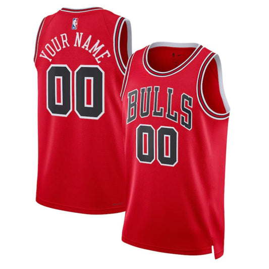 Replica Unisex Chicago Bulls Red Swingman Custom Jersey - Merch Arena