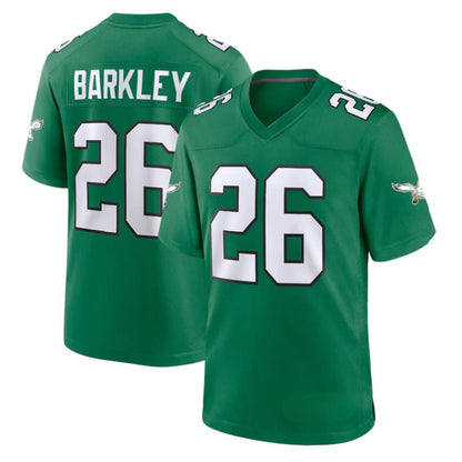 Replica Men's Custom Kelly Green Philadelphia Eagles Alternate Game Jersey - Merch Arena