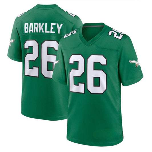 Replica Men's Custom Kelly Green Philadelphia Eagles Alternate Game Jersey - Merch Arena